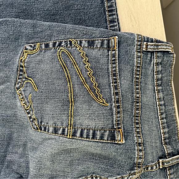 Lacoste Denim Blue Boot Cut Jeans - Picture 7 of 9